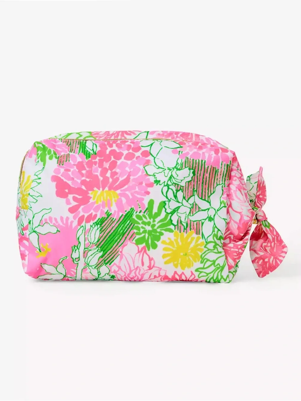NWT Lilly Pulitzer Cosmetic Pouch in Resort White Mum Patch